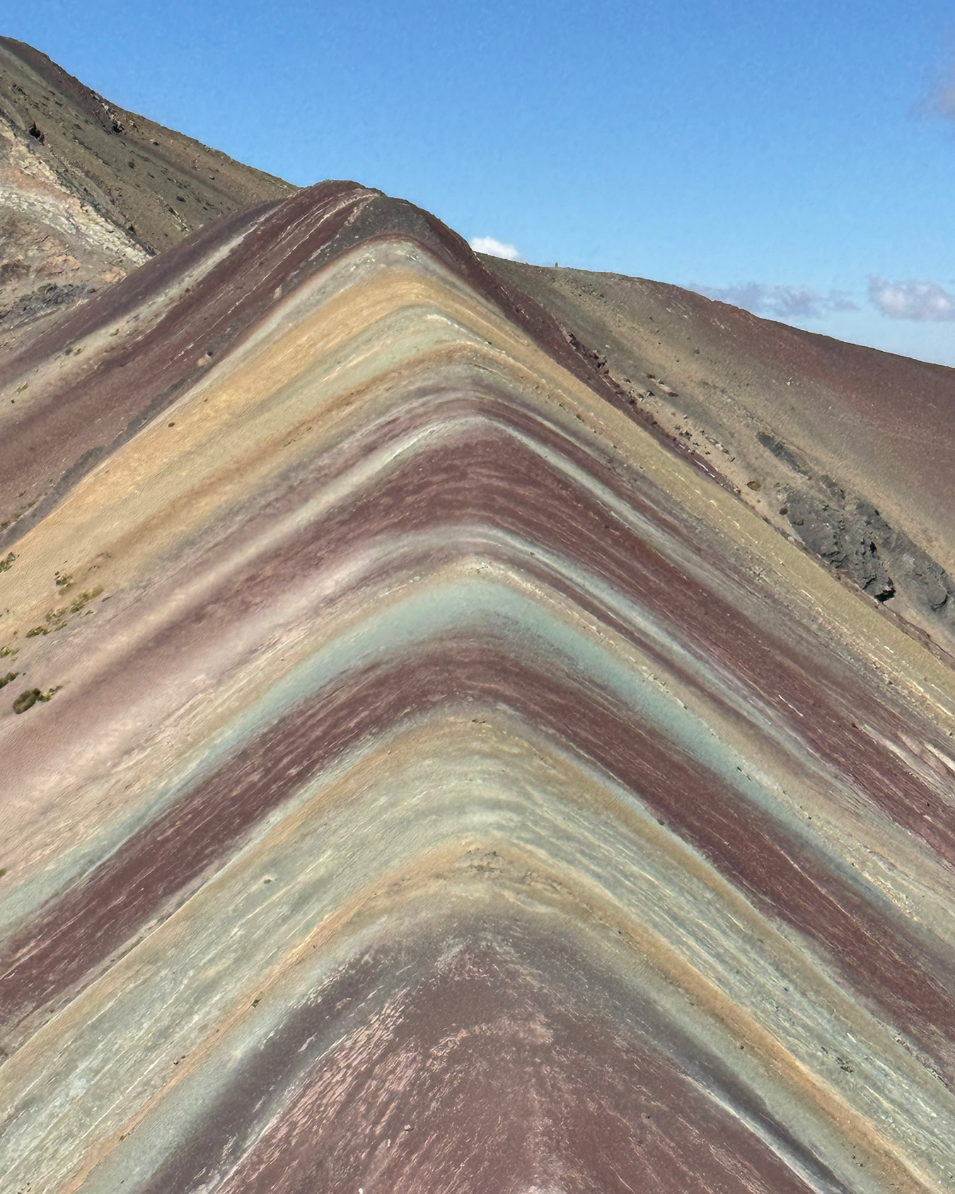 Το Rainbow Mountain όπως το αντικρύζεις από τα 5.036μ!
