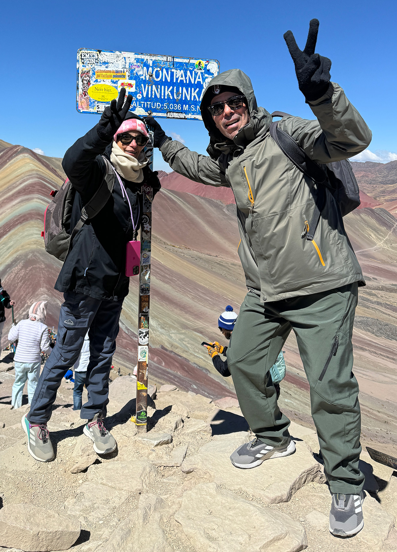 Στα 5.036μ του Rainbow Mountain ή αλλοιώς Vinicunca